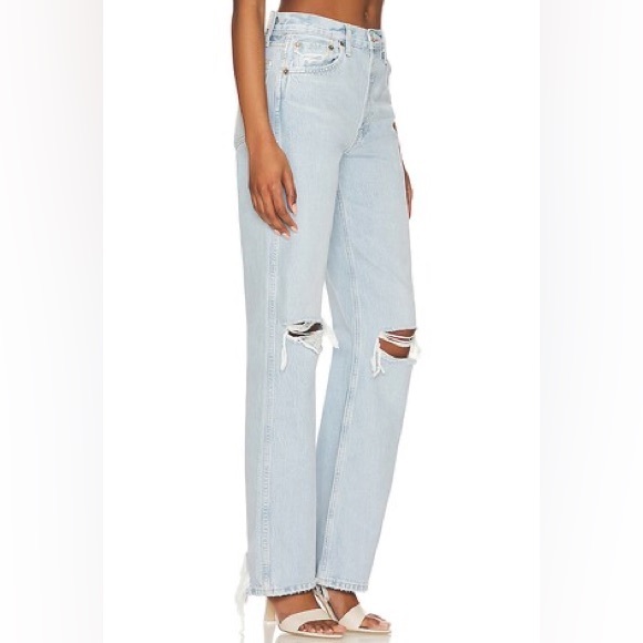 NWT RE/DONE Originals 90s High Rise Loose in Nu Disco Destroy size 26 - Picture 4 of 8